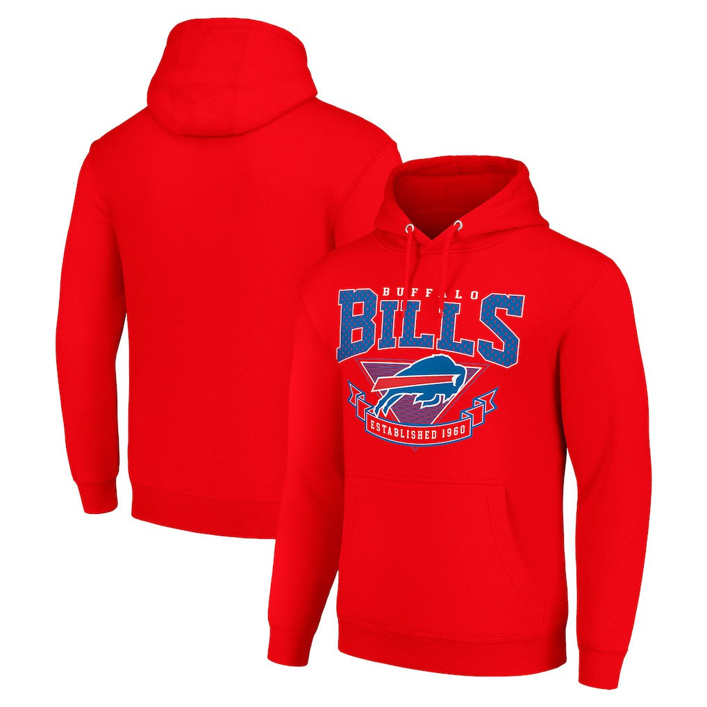 Buffalo Bills Starter ‘80s Inspired Pullover Hoodie - Red on sale