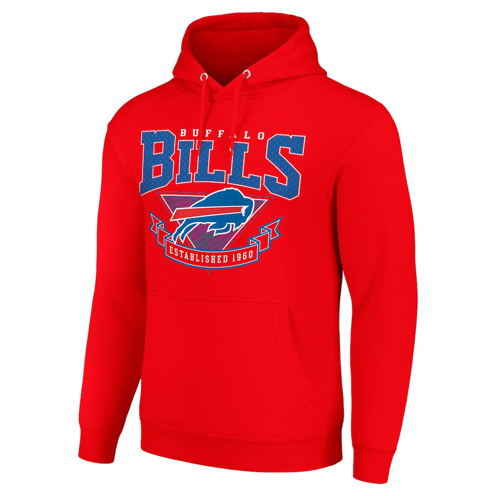 Buffalo Bills Starter ‘80s Inspired Pullover Hoodie - Red on sale