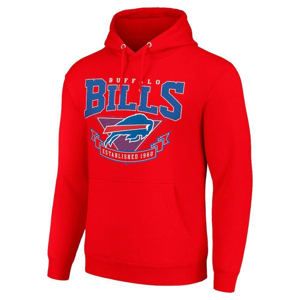 Buffalo Bills Starter ‘80s Inspired Pullover Hoodie - Red on sale