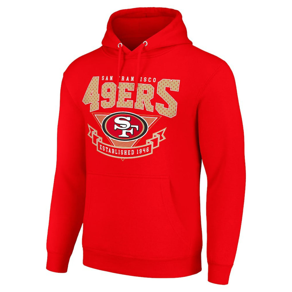 San Francisco 49ers Starter ‘80s Inspired Pullover Hoodie - Scarlet outlet