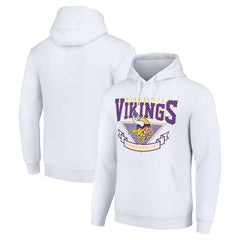 Minnesota Vikings Starter ‘80s Inspired Pullover Hoodie - White sale