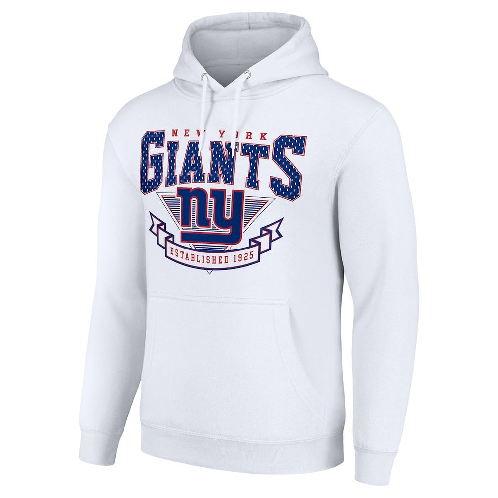 New York Giants Starter ‘80s Inspired Pullover Hoodie - White cheap