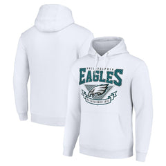 Philadelphia Eagles Starter ‘80s Inspired Pullover Hoodie - White outlet