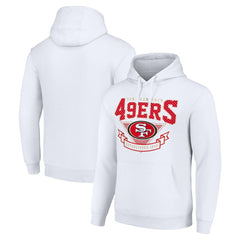 San Francisco 49ers Starter ‘80s Inspired Pullover Hoodie - White discount