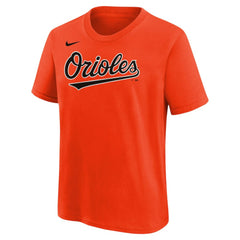 Jackson Holliday Baltimore Orioles Youth Name & Number T-Shirt Orange