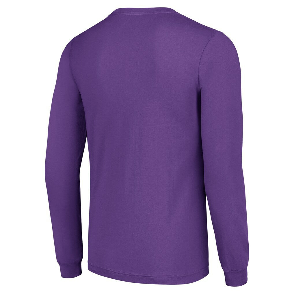 Minnesota Vikings Starter Player X Logo Graphic Long Sleeve T-Shirt - Purple on sale