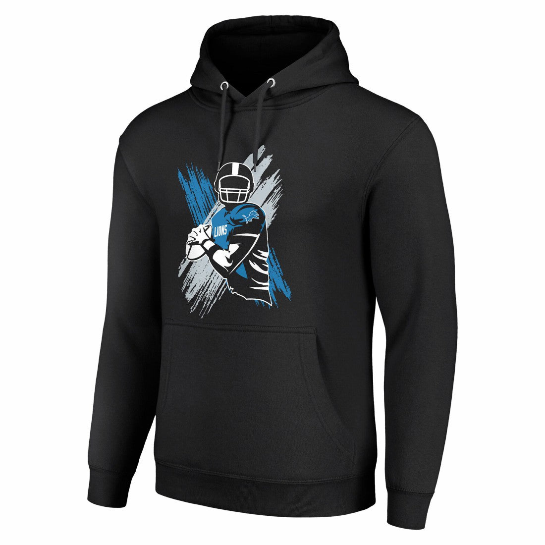 Detroit Lions Starter Player X Fleece Pullover Hoodie - Black cheap