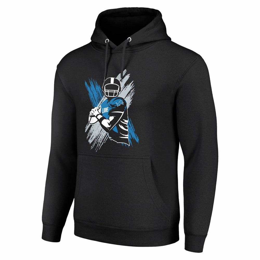 Detroit Lions Starter Player X Fleece Pullover Hoodie - Black cheap