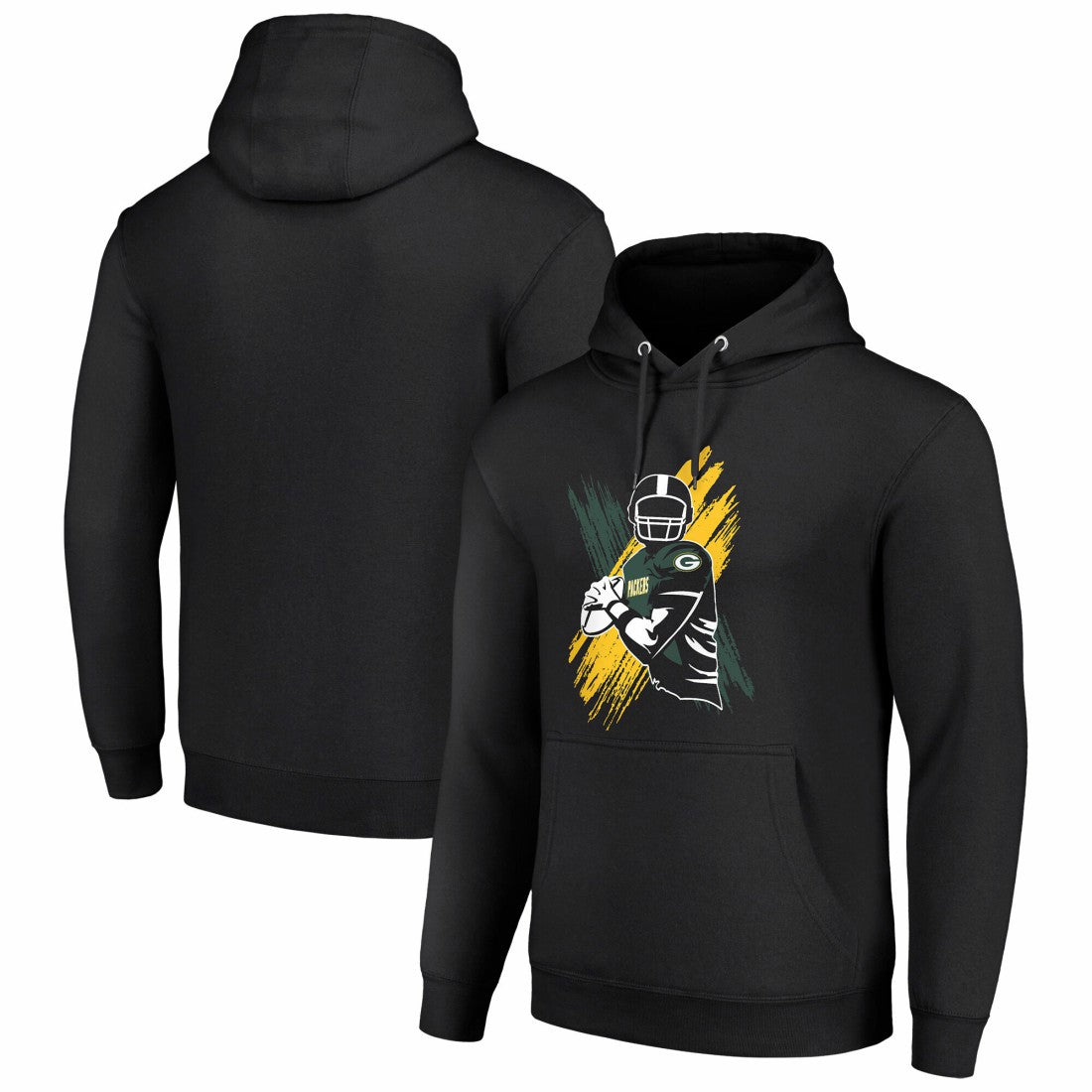 Green Bay Packers Starter Player X Fleece Pullover Hoodie - Black outlet