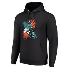 Miami Dolphins Starter Player X Fleece Pullover Hoodie - Black cheap