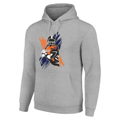 Chicago Bears Starter Player X Fleece Pullover Hoodie - Heather Gray sale