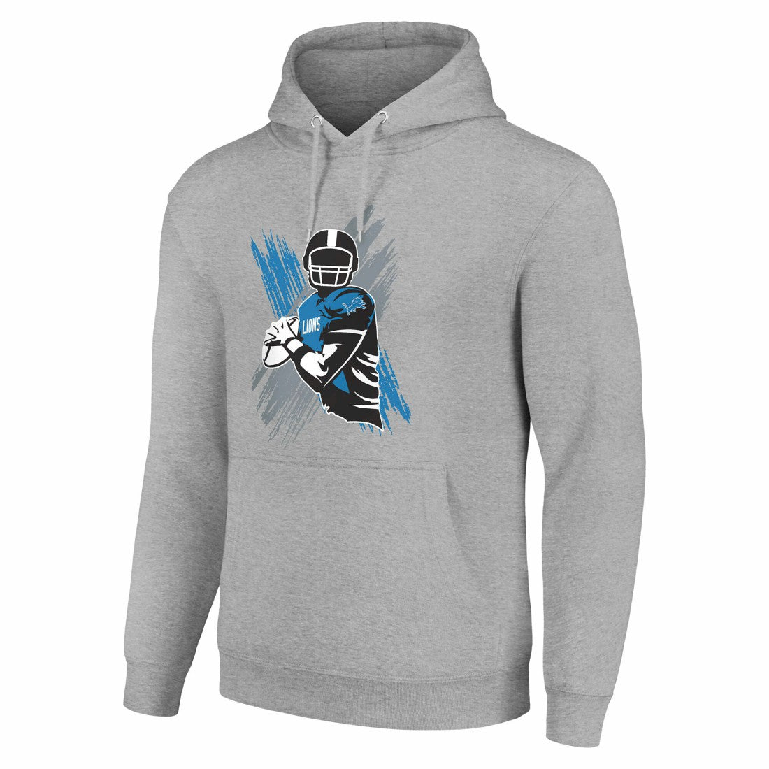 Detroit Lions Starter Player X Fleece Pullover Hoodie - Heather Gray outlet