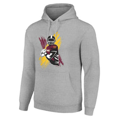 Washington Commanders Starter Player X Fleece Pullover Hoodie - Heather Gray on sale
