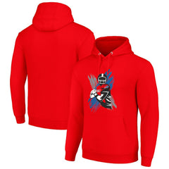 Buffalo Bills Starter Player X Fleece Pullover Hoodie - Red for sale