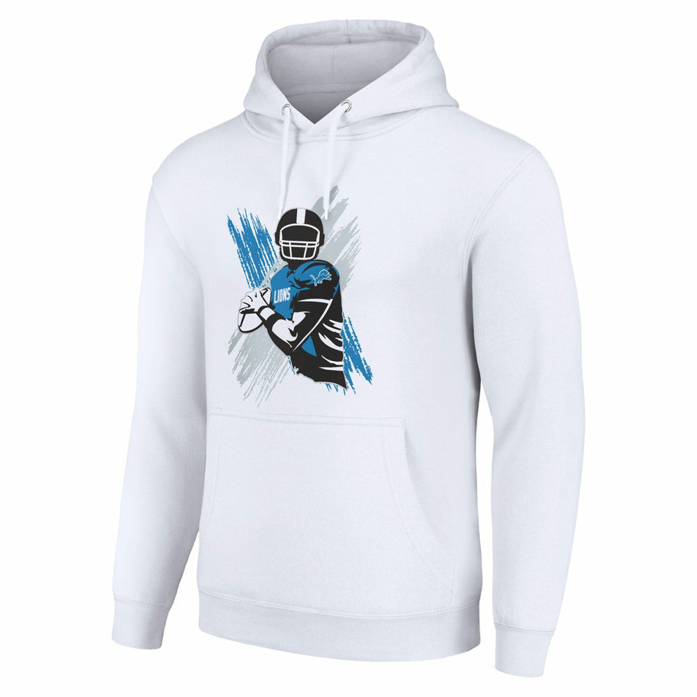 Detroit Lions Starter Player X Fleece Pullover Hoodie - White discount