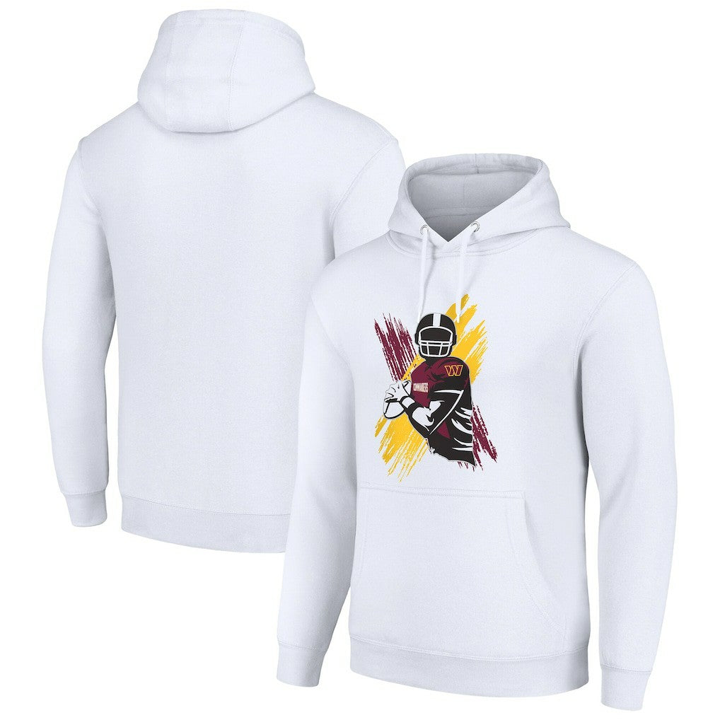 Washington Commanders Starter Player X Fleece Pullover Hoodie - White online