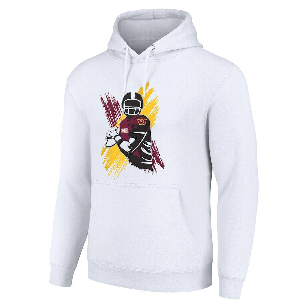 Washington Commanders Starter Player X Fleece Pullover Hoodie - White online