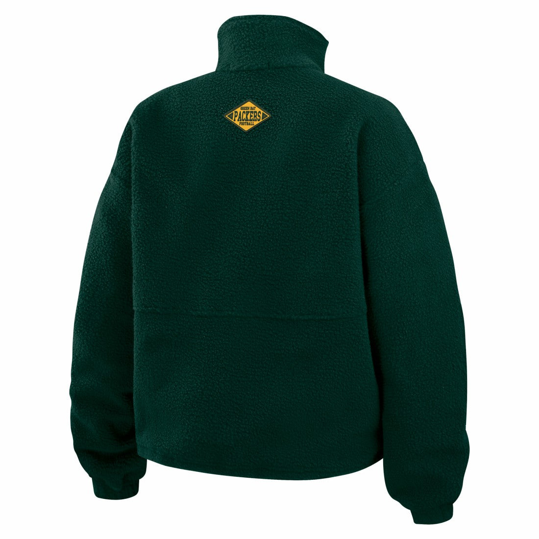 Green Bay Packers WEAR by Erin Andrews Women's Polar Fleece Half-Zip Jacket - Green outlet