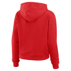 Atlanta Falcons WEAR by Erin Andrews Women's Waffle Hoodie Pullover Top - Scarlet on sale