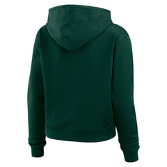 Green Bay Packers WEAR by Erin Andrews Women's Waffle Hoodie Pullover Top - Green sale