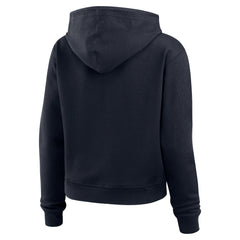 Houston Texans WEAR by Erin Andrews Women's Waffle Hoodie Pullover Top - Navy on sale