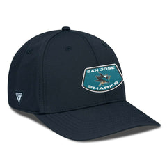 San Jose Sharks Levelwear Rise Skylight Flex Hat - Black Hats