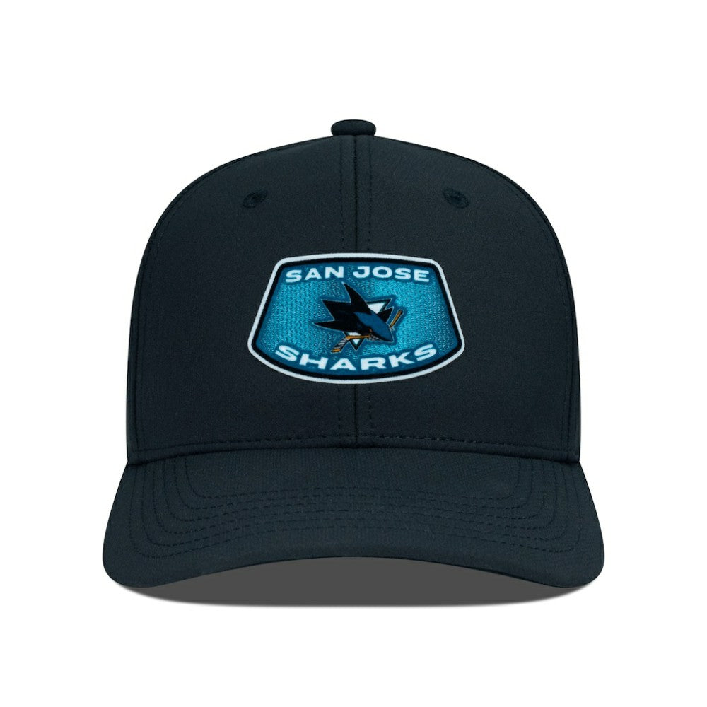 San Jose Sharks Levelwear Rise Skylight Flex Hat - Black Hats