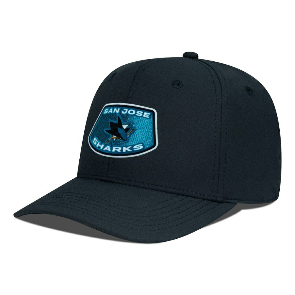 San Jose Sharks Levelwear Rise Skylight Flex Hat - Black Hats