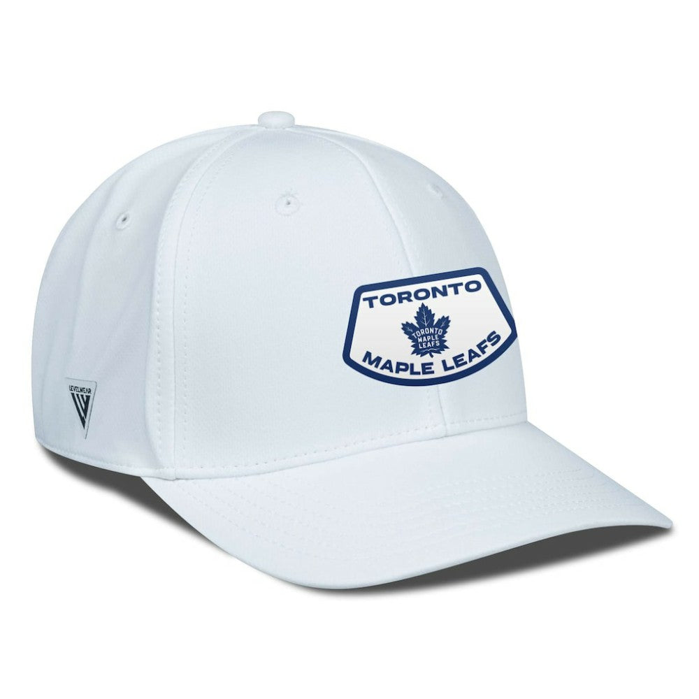Toronto Maple Leafs Levelwear Rise Skylight Flex Hat - White Hats