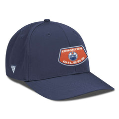 Edmonton Oilers Levelwear Rise Skylight Flex Hat - Navy Hats