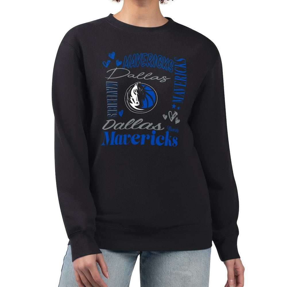 Dallas Mavericks G-III 4Her by Carl Banks Women's Collage Team Graphic Fleece Pullover Sweatshirt sale - Black shop