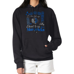 Dallas Mavericks G-III 4Her by Carl Banks Women's Team Collage Graphic Fleece Pullover Hoodie sale - Black cheap