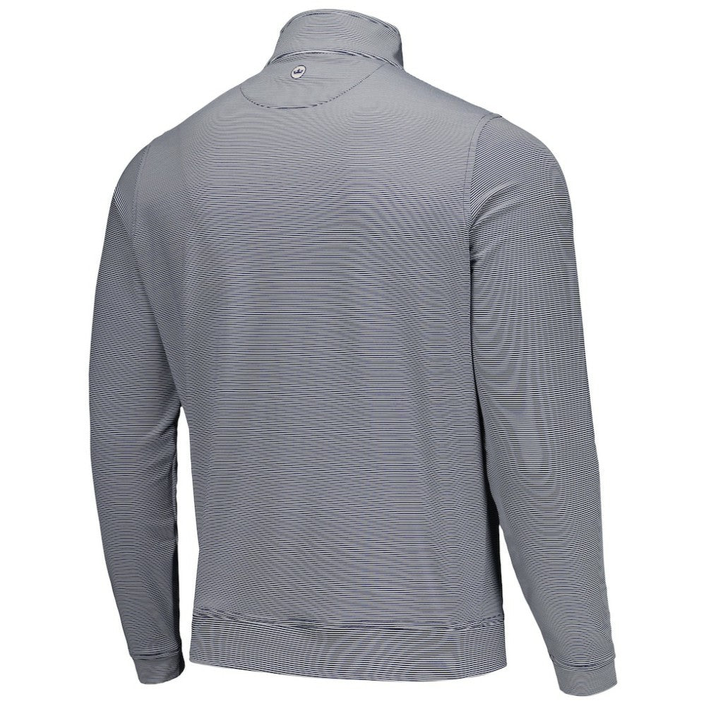 Houston Astros Peter Millar Perth Sugar Stripe Performance Quarter-Zip Top Navy