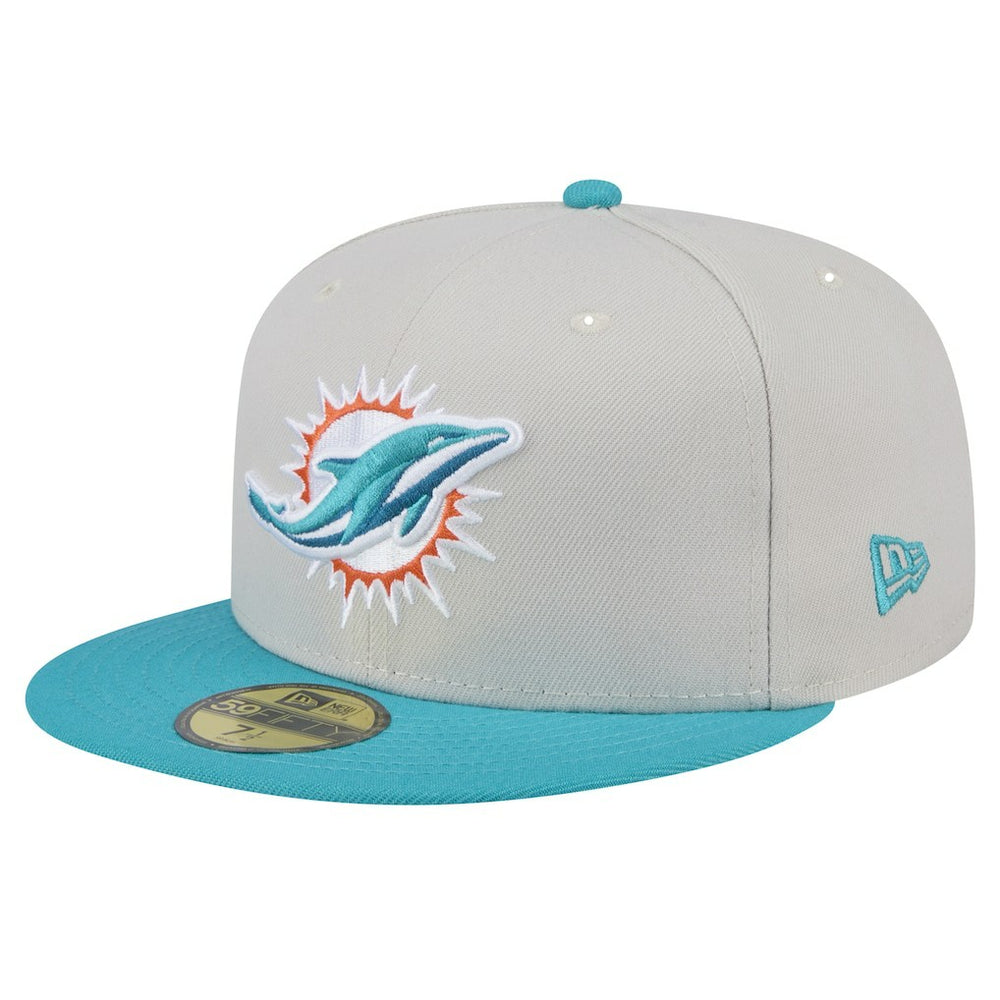 Miami Dolphins New Era Stoney 59FIFTY Fitted Hat on sale