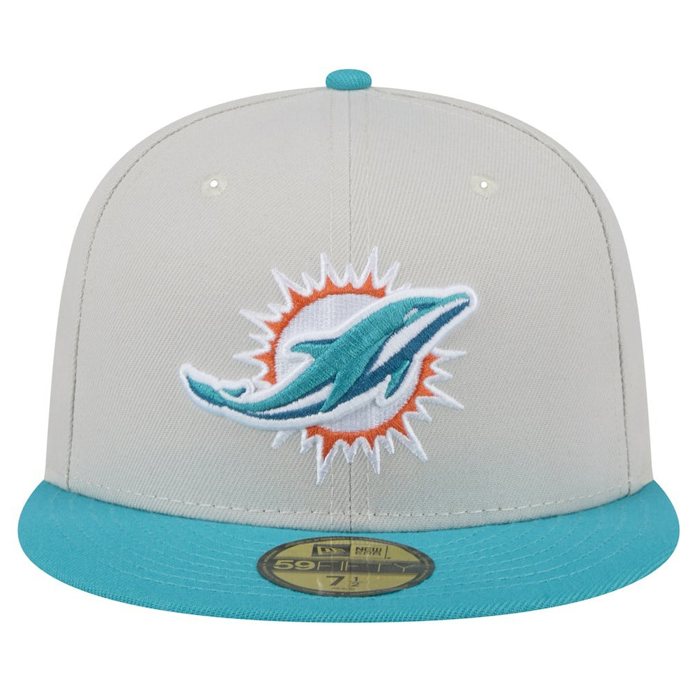 Miami Dolphins New Era Stoney 59FIFTY Fitted Hat on sale