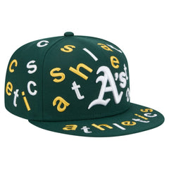 Oakland Athletics Team Confetti 59FIFTY Fitted Hat Green