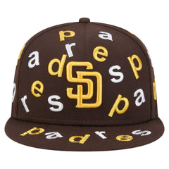 San Diego Padres Team Confetti 59FIFTY Fitted Hat Brown
