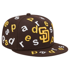 San Diego Padres Team Confetti 59FIFTY Fitted Hat Brown