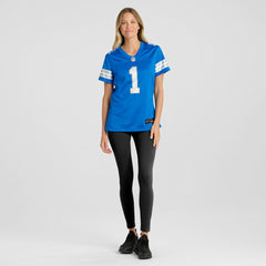 Number 1 Mom Detroit Lions Game Jersey - Blue online
