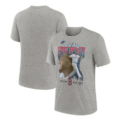 David Ortiz Boston Red Sox Cooperstown Collection Player Local T-Shirt Heather Gray