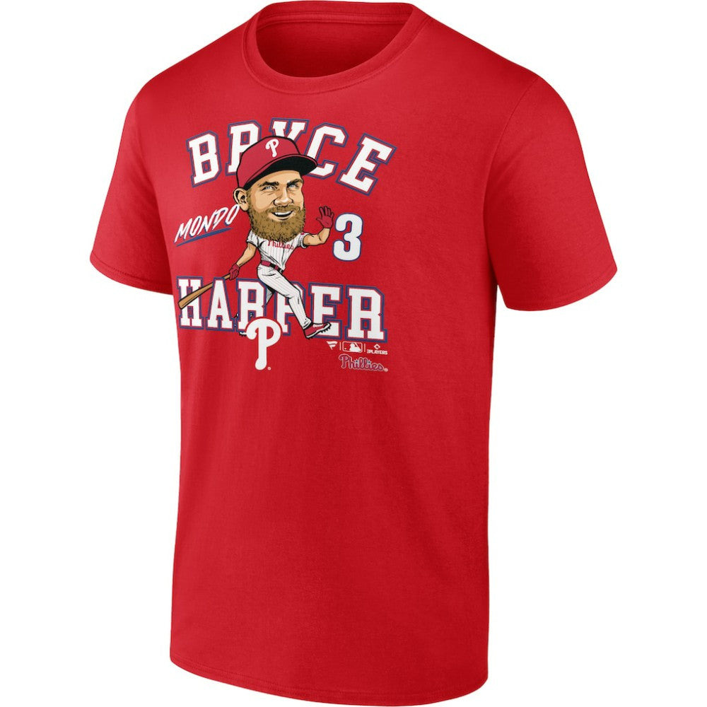 Bryce Harper Philadelphia Phillies Hometown Caricature T-Shirt Red