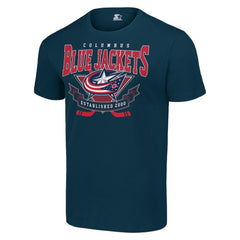 Columbus Blue Jackets Starter Team Logo Graphic T-Shirt - Navy T-shirts