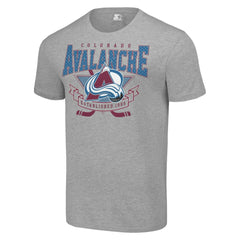 Colorado Avalanche Starter Team Logo Graphic T-Shirt - Heather Gray T-shirts