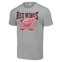 Detroit Red Wings Starter Team Logo Graphic T-Shirt - Heather Gray T-shirts