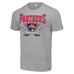 Florida Panthers Starter Team Logo Graphic T-Shirt - Heather Gray T-shirts