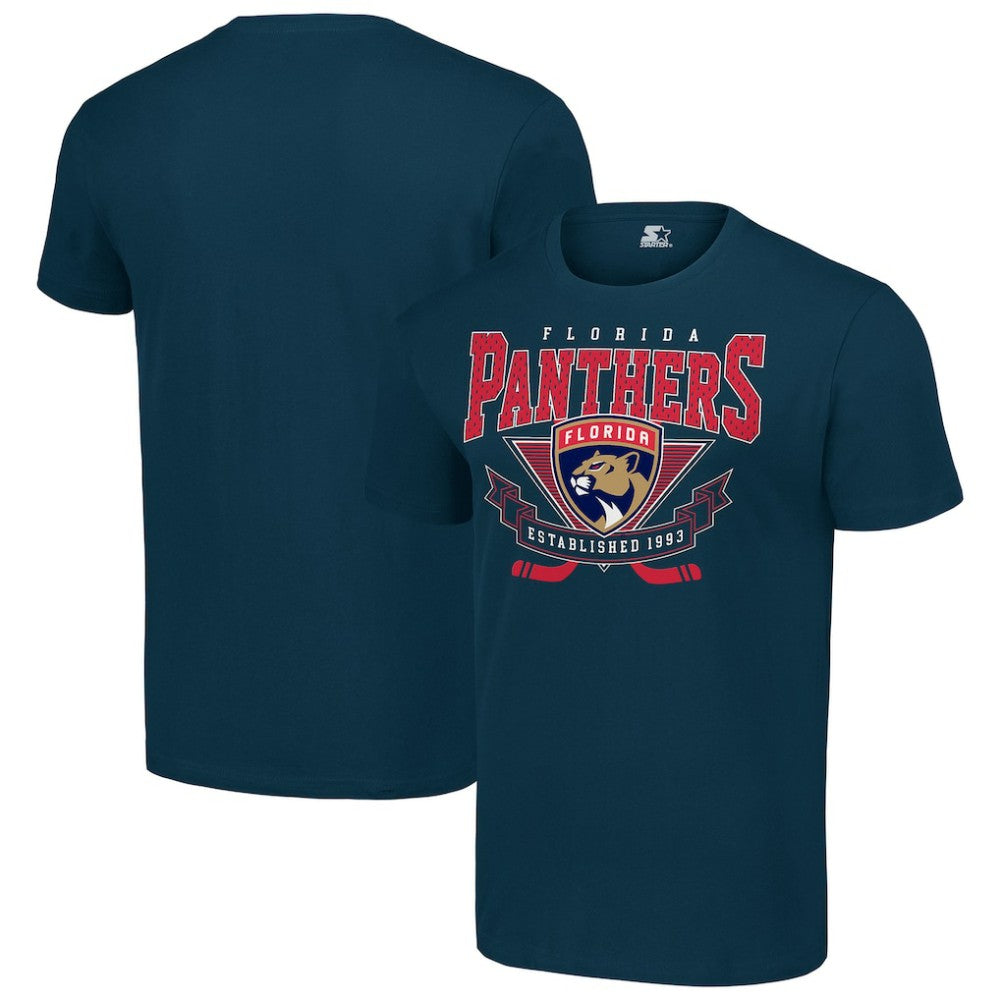 Florida Panthers Starter Team Logo Graphic T-Shirt - Navy T-shirts