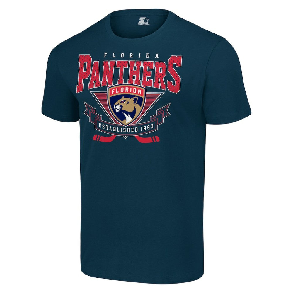 Florida Panthers Starter Team Logo Graphic T-Shirt - Navy T-shirts