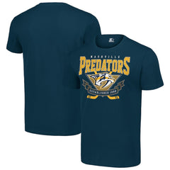 Nashville Predators Starter Team Logo Graphic T-Shirt - Navy T-shirts