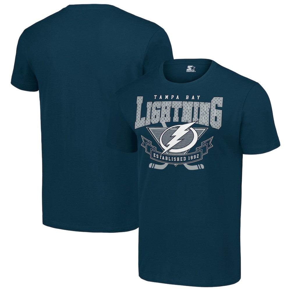 Tampa Bay Lightning Starter Team Logo Graphic T-Shirt - Navy T-shirts