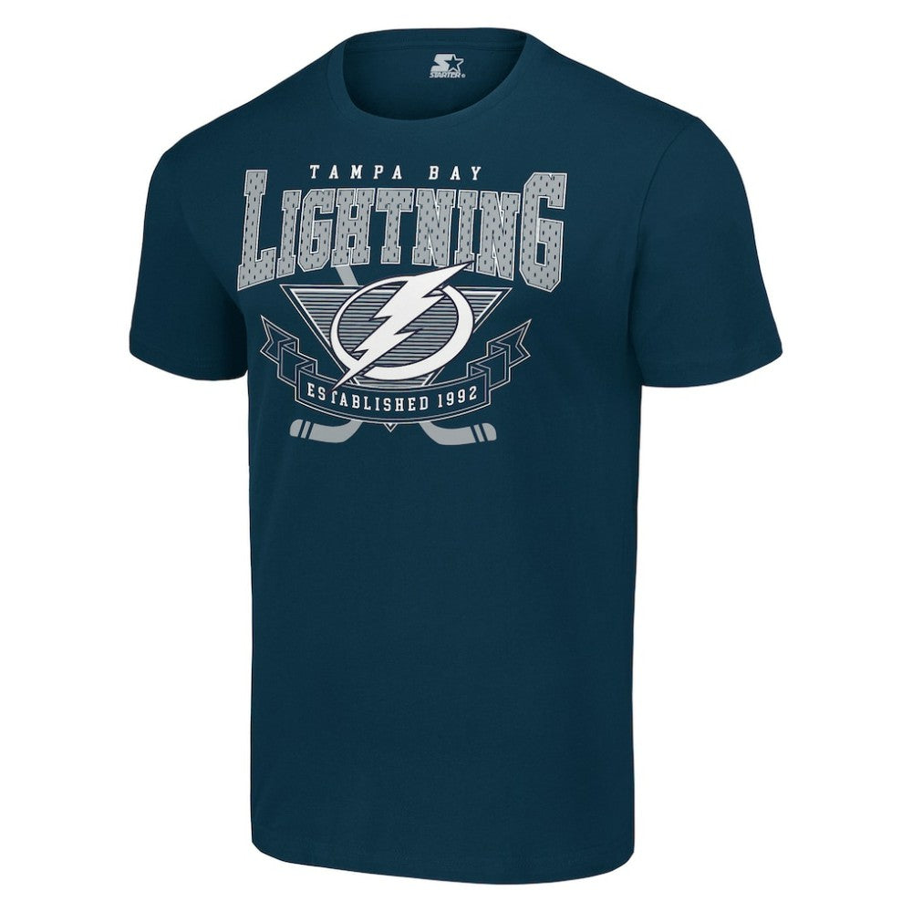 Tampa Bay Lightning Starter Team Logo Graphic T-Shirt - Navy T-shirts